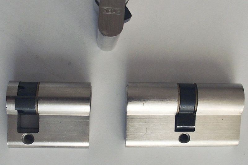 Set of euro profile lock cylinders